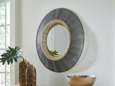 Orleans Furniture - Ashley Furniture - Dallmen Mirror - Accent Mirror / Black/Gold Finish - A8010407
